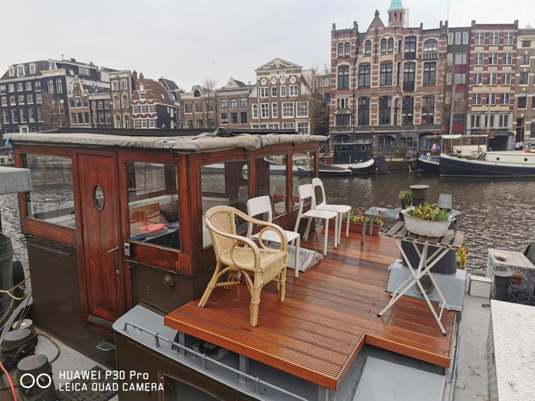 Apartment Waterloo Square River Vieuw Houseboat Amsterdam